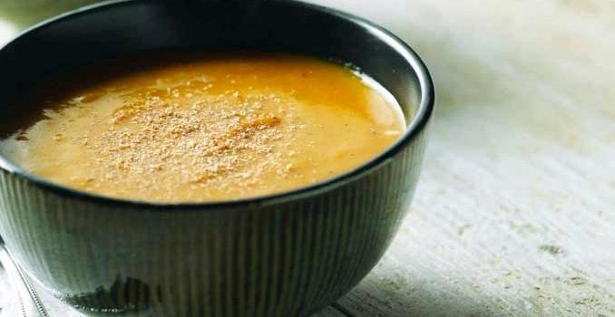 Smoky Acorn Squash and Lentil Bisque