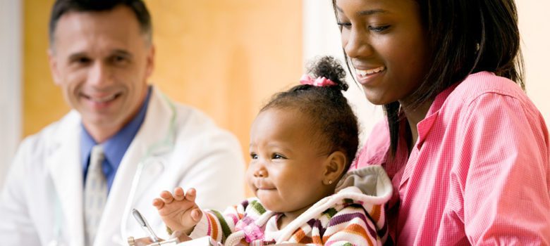 African American Mother and Child