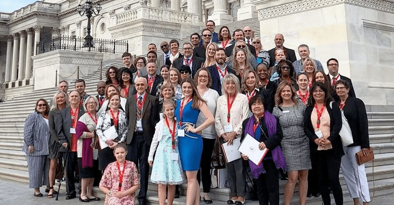 ALF Advocates on the Steps